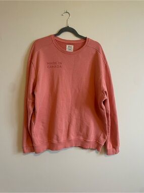 Blondie Apparel Made in Canada Crewneck Sweatshirt | Pink | Large